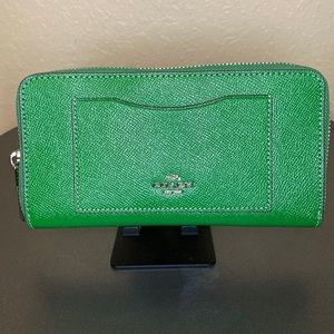 COACH F54007 Long wallet (with Coin Pocket) Logo motif Leather